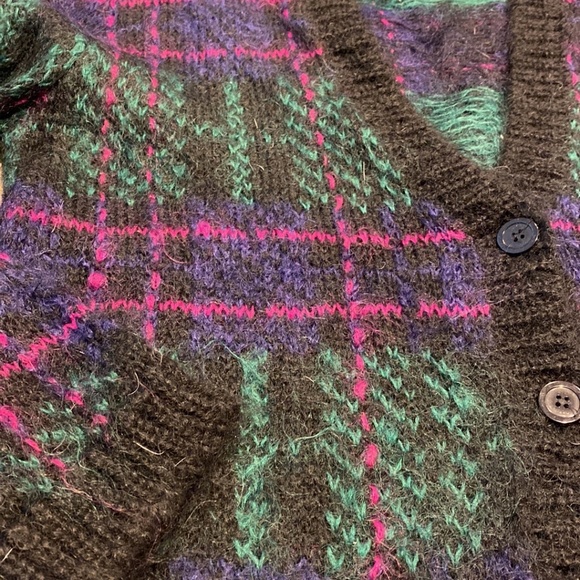 Vintage Susan Bristol Mohair Blend Button Sweater Medium - Picture 4 of 14